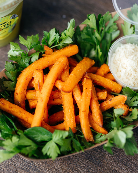 Батат фрі з пармезаном