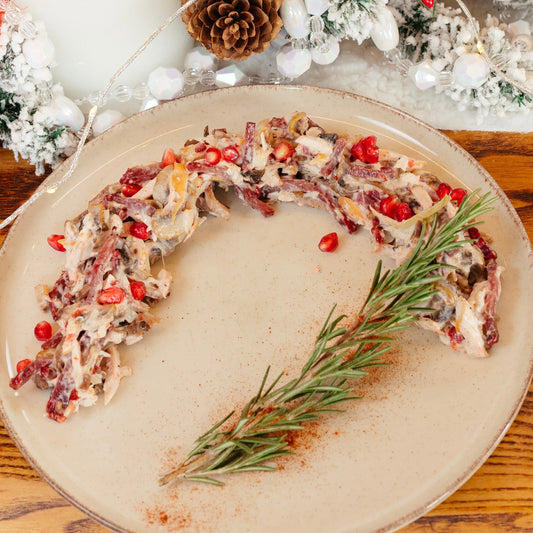 Салат «Лісний» з бастурмою